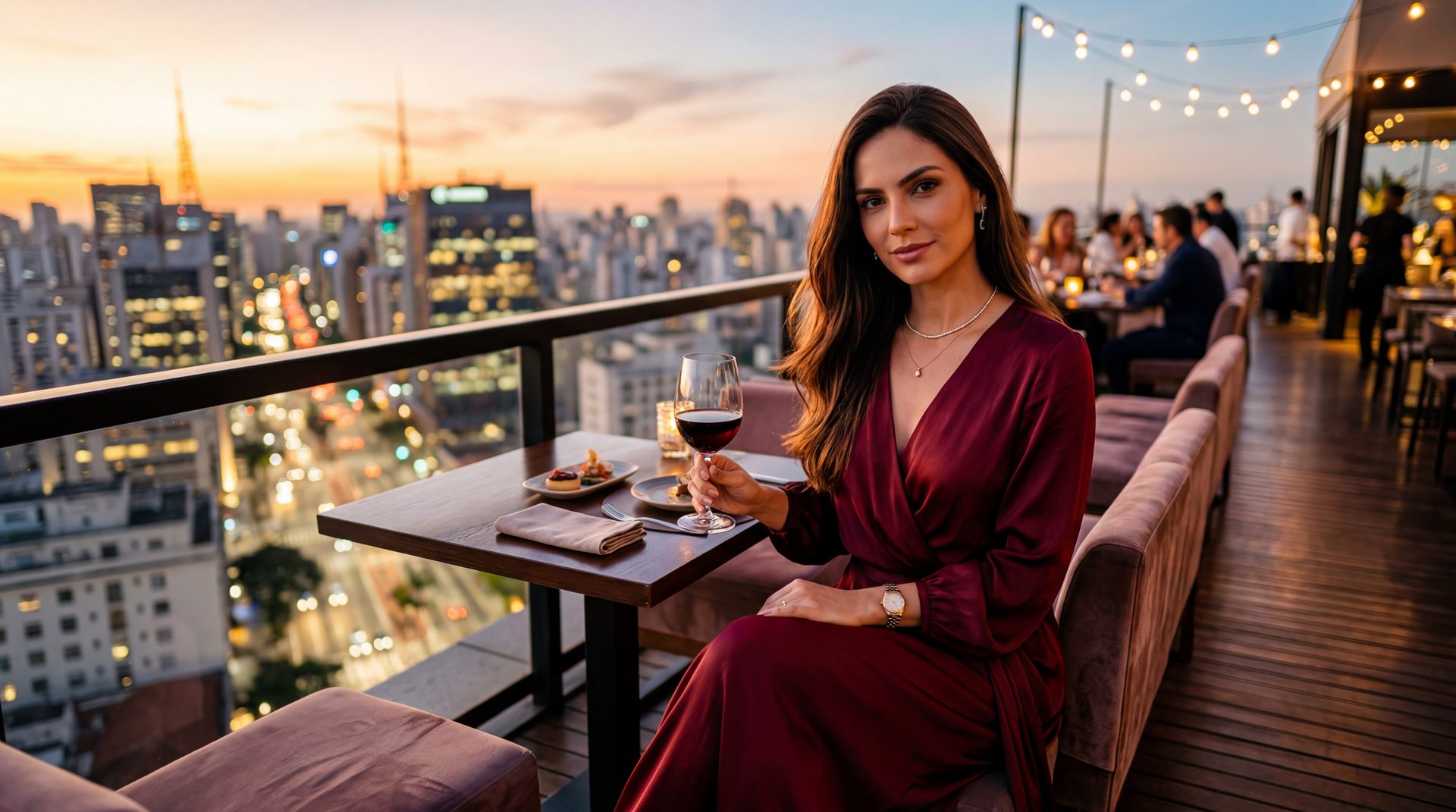 Mulher elegante Doce Provedor